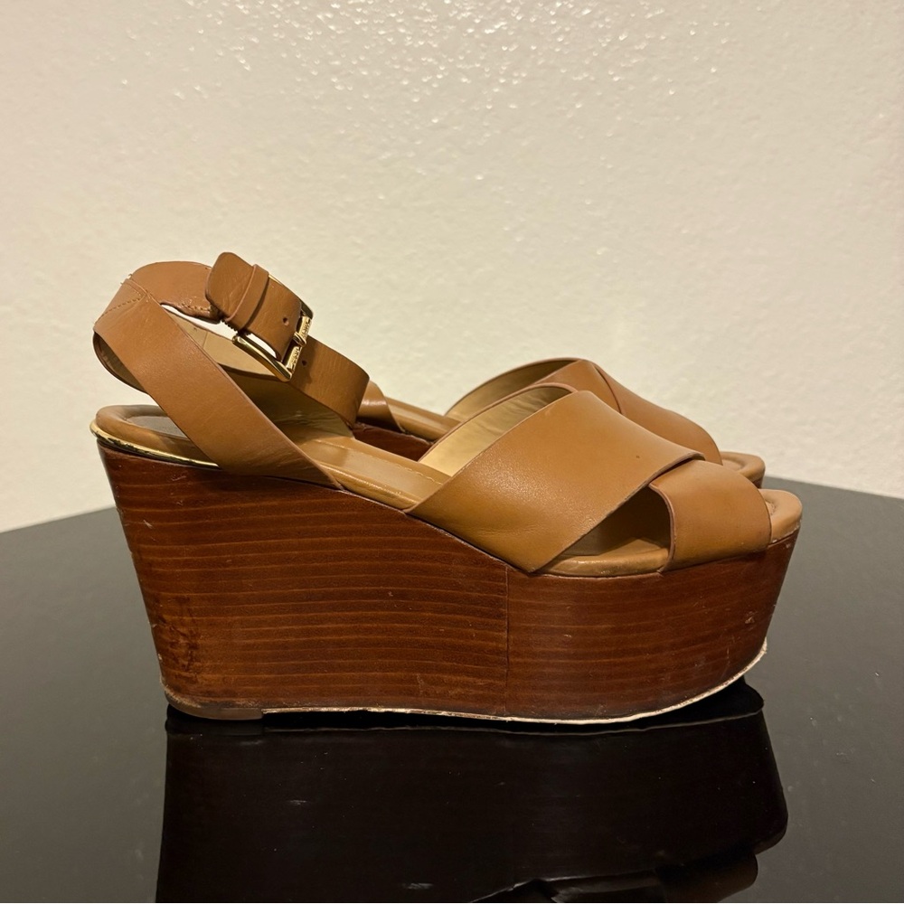 MICHAEL Michael Kors Abbott platform wedge sandals